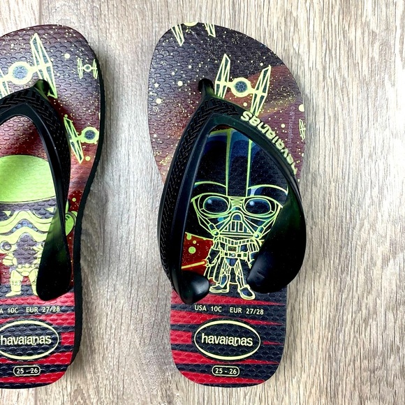 Havaianas Star Wars Flip Flop Size 10T | Stormtrooper Flip Flops Size 10T - Picture 3 of 15
